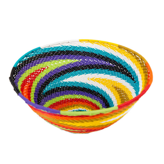 Zulu Telephone Wire Bowl Blue TR19 16cm
