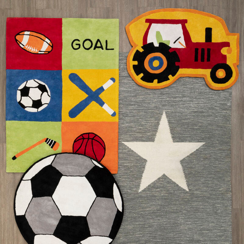 Kids Tractor Rug