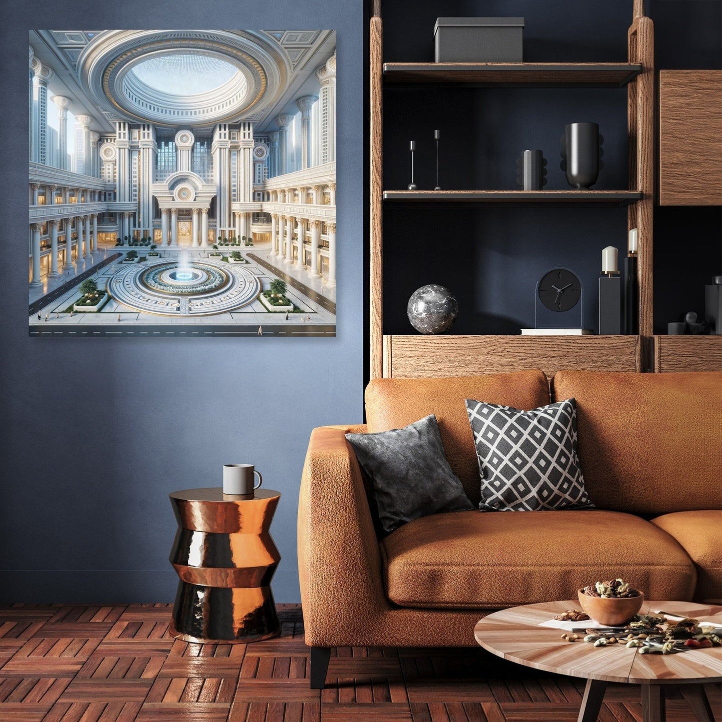 Neo-Future Elegance Canvas