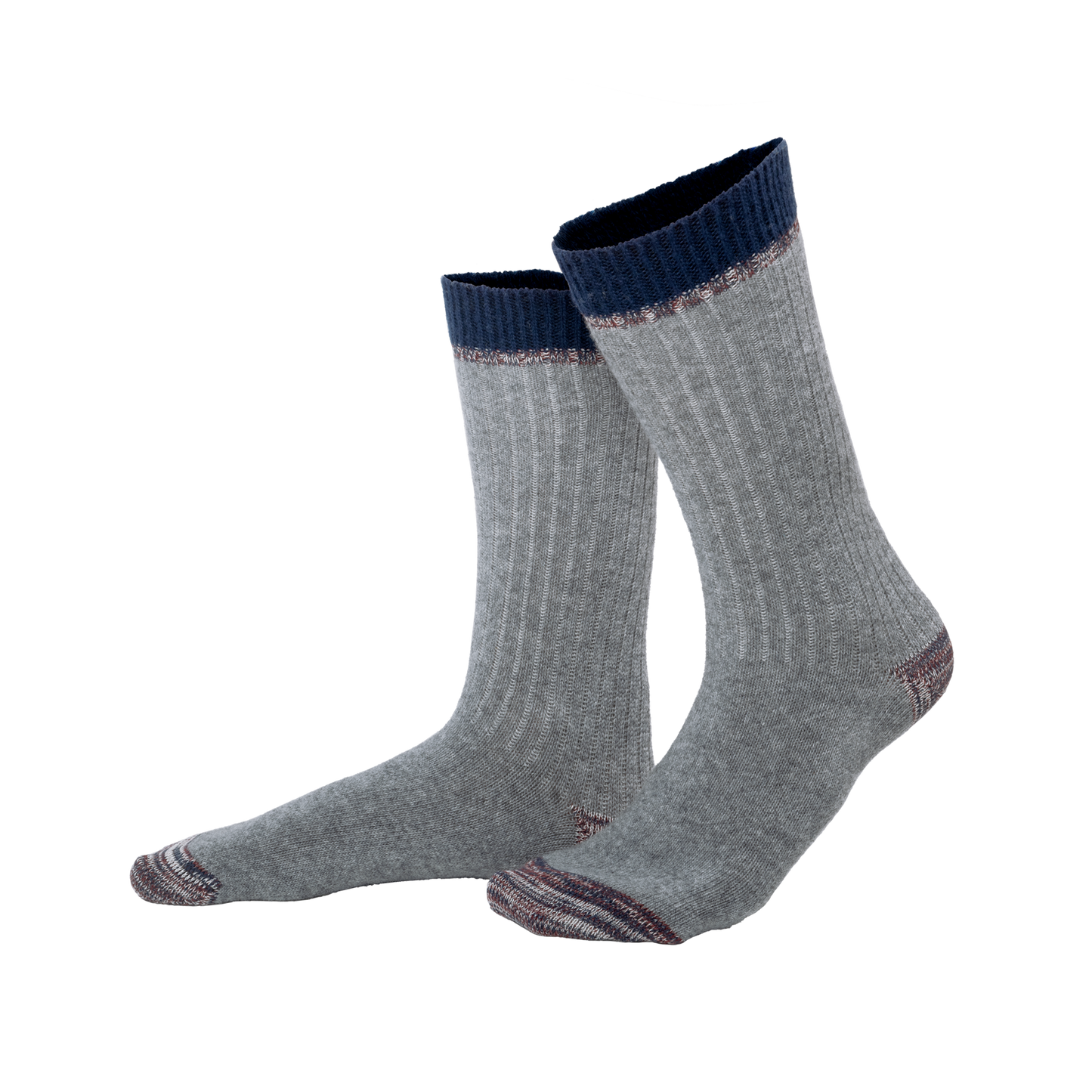 Organic Wool & Cotton Socks Two Tone