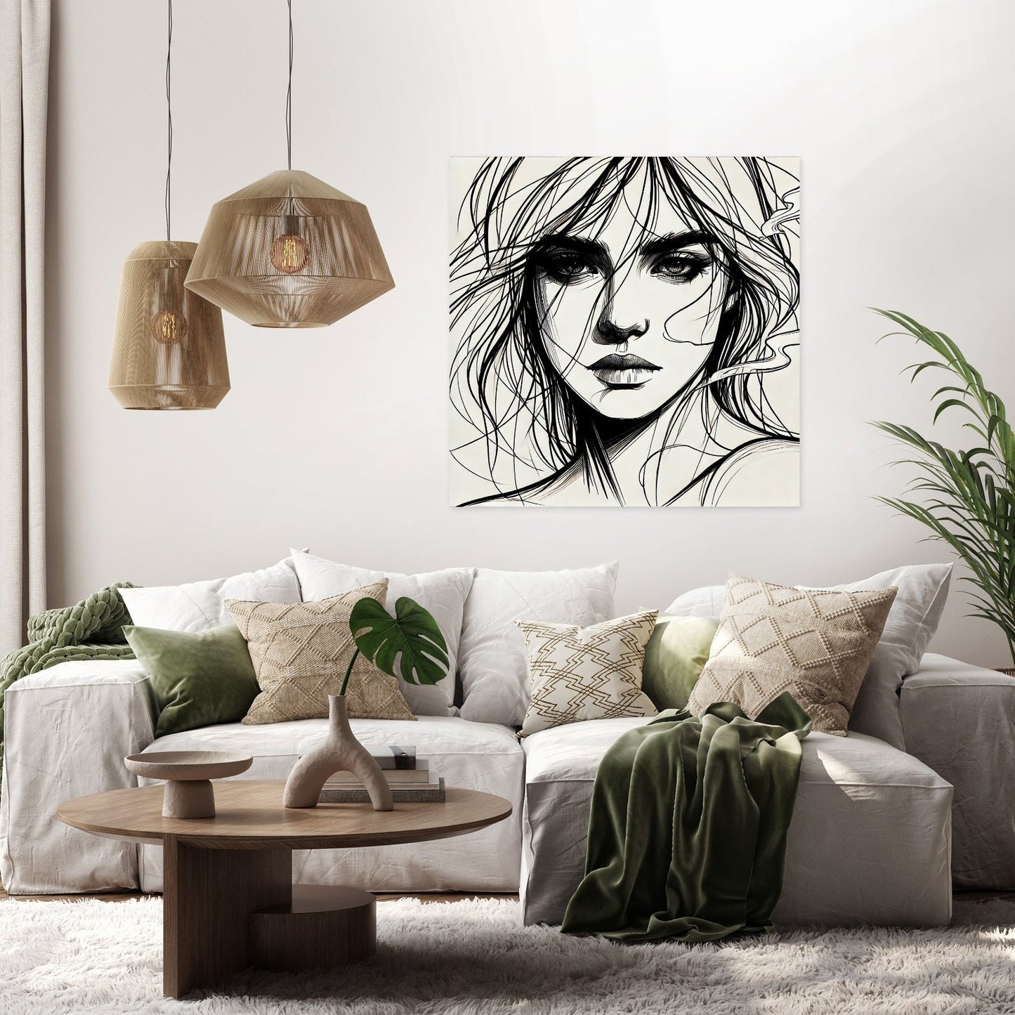 Wind-Swept Elegance Canvas