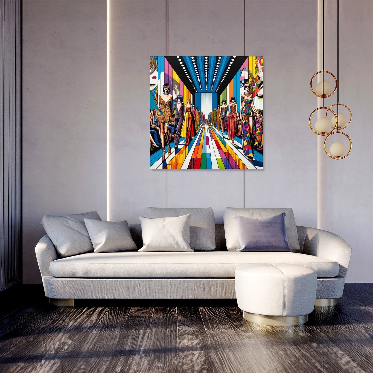 Pop Art Fashion Spectacle Canvas