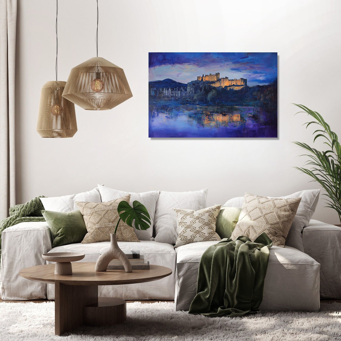 Stirling Castle Twilight Canvas