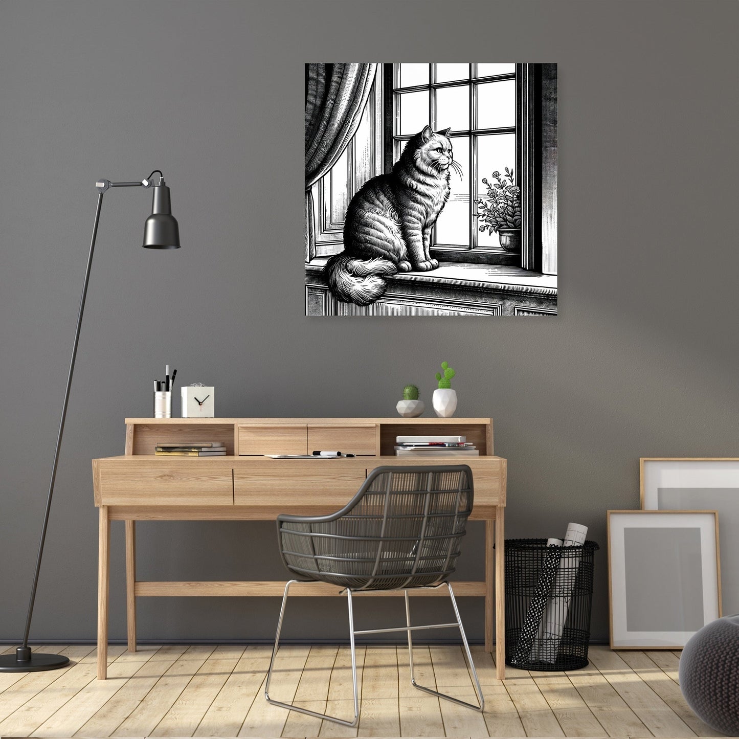 Elegant Gaze Canvas
