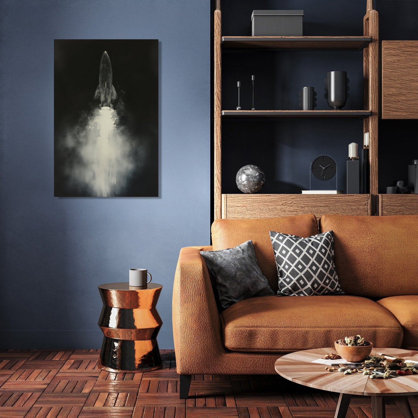 Launching Rocket Canvas