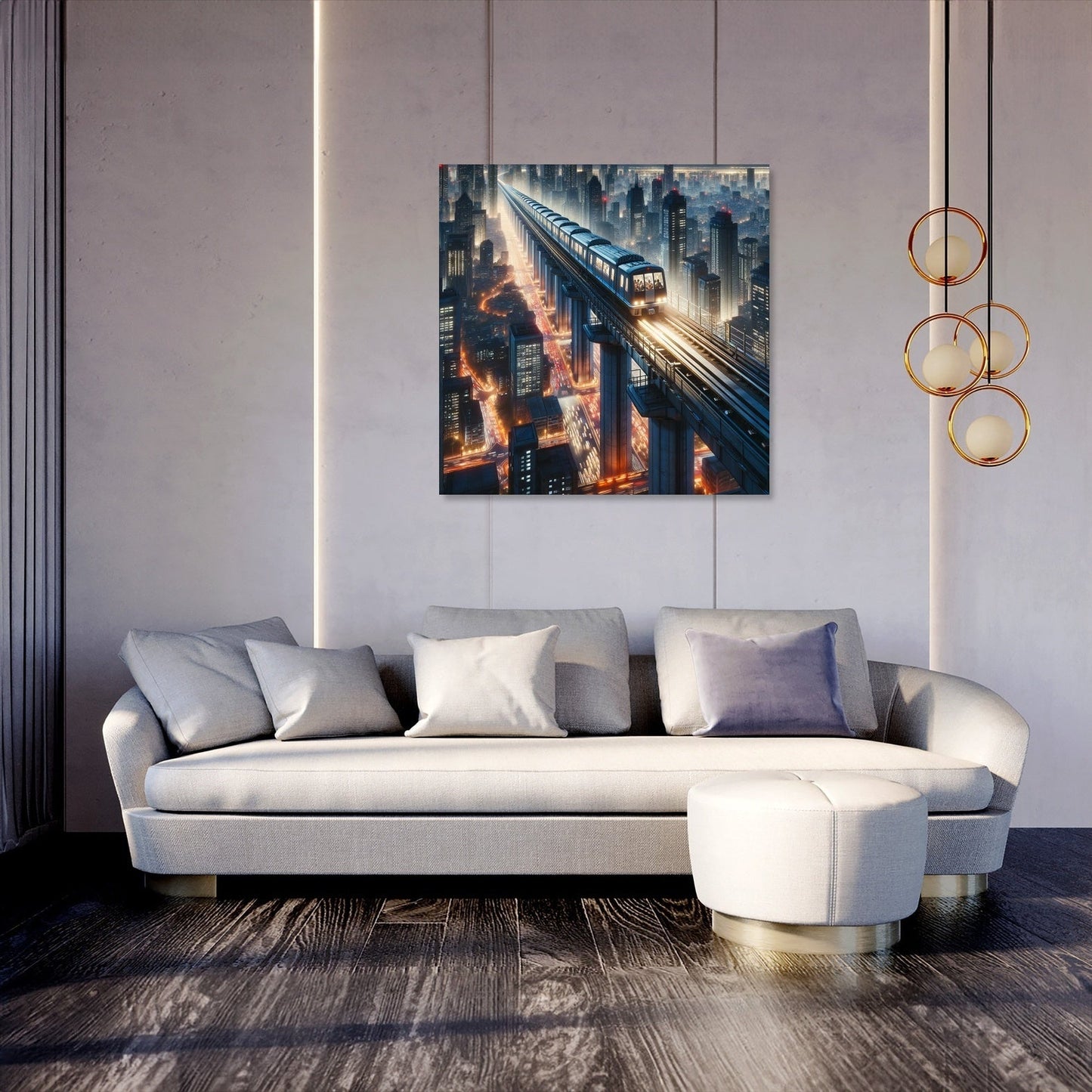 Metropolitan Nightline Canvas