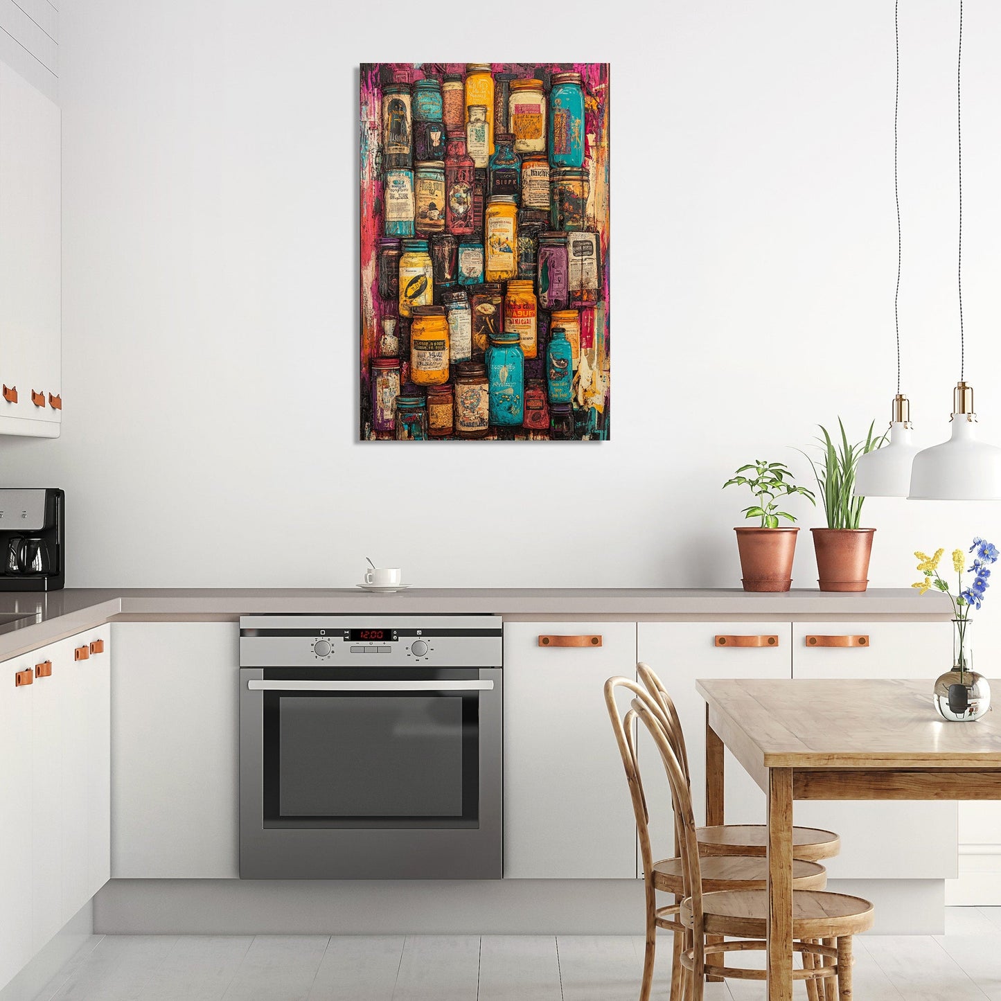 Dadaist Spice Jar Canvas