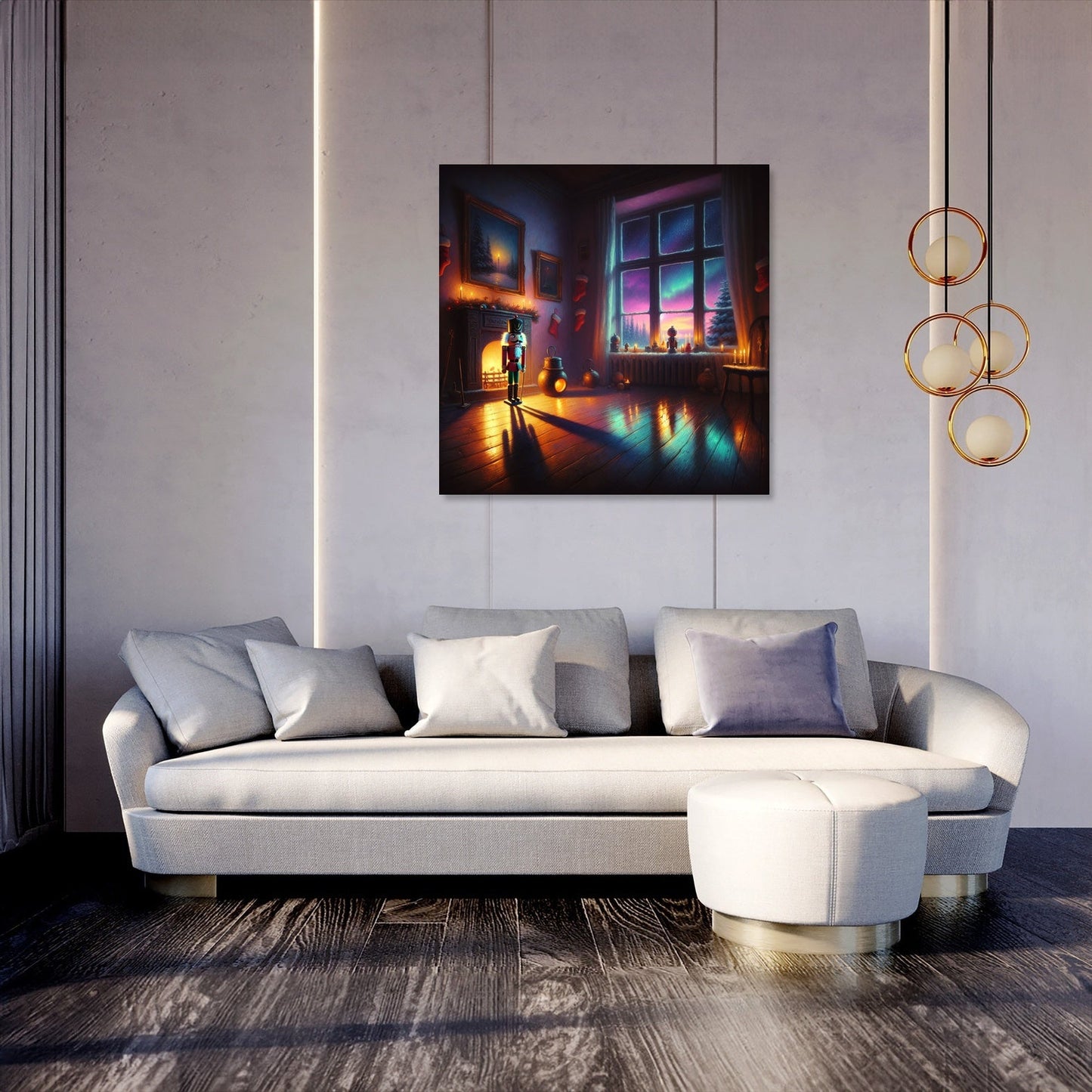 Nutcracker's Melancholic Eve Canvas