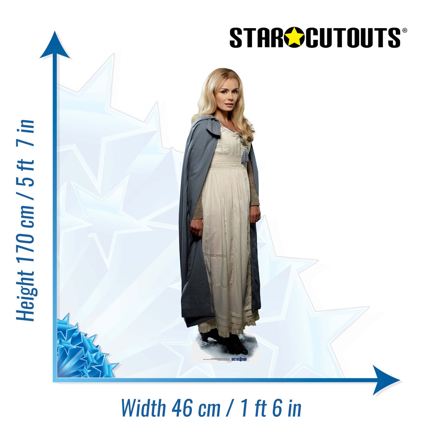 SC323  Kathryn Jenkins Abigail Cardboard Cut Out Height 170cm