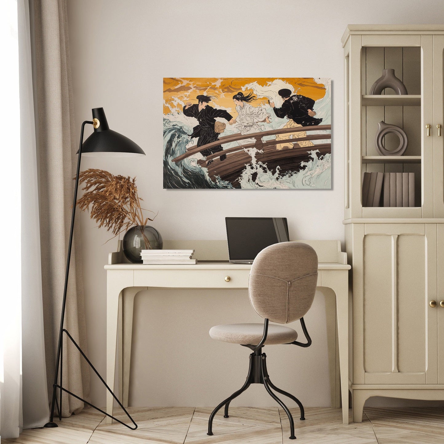 Gale-Struck Travellers Canvas