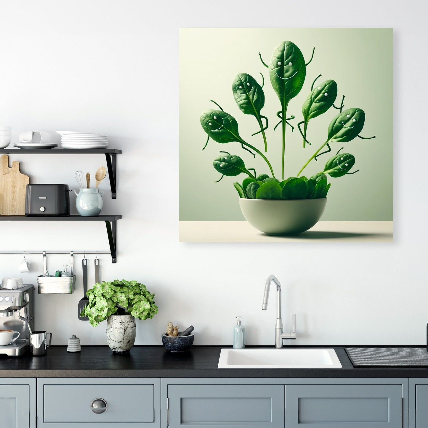 Ballet of Greens Canvas