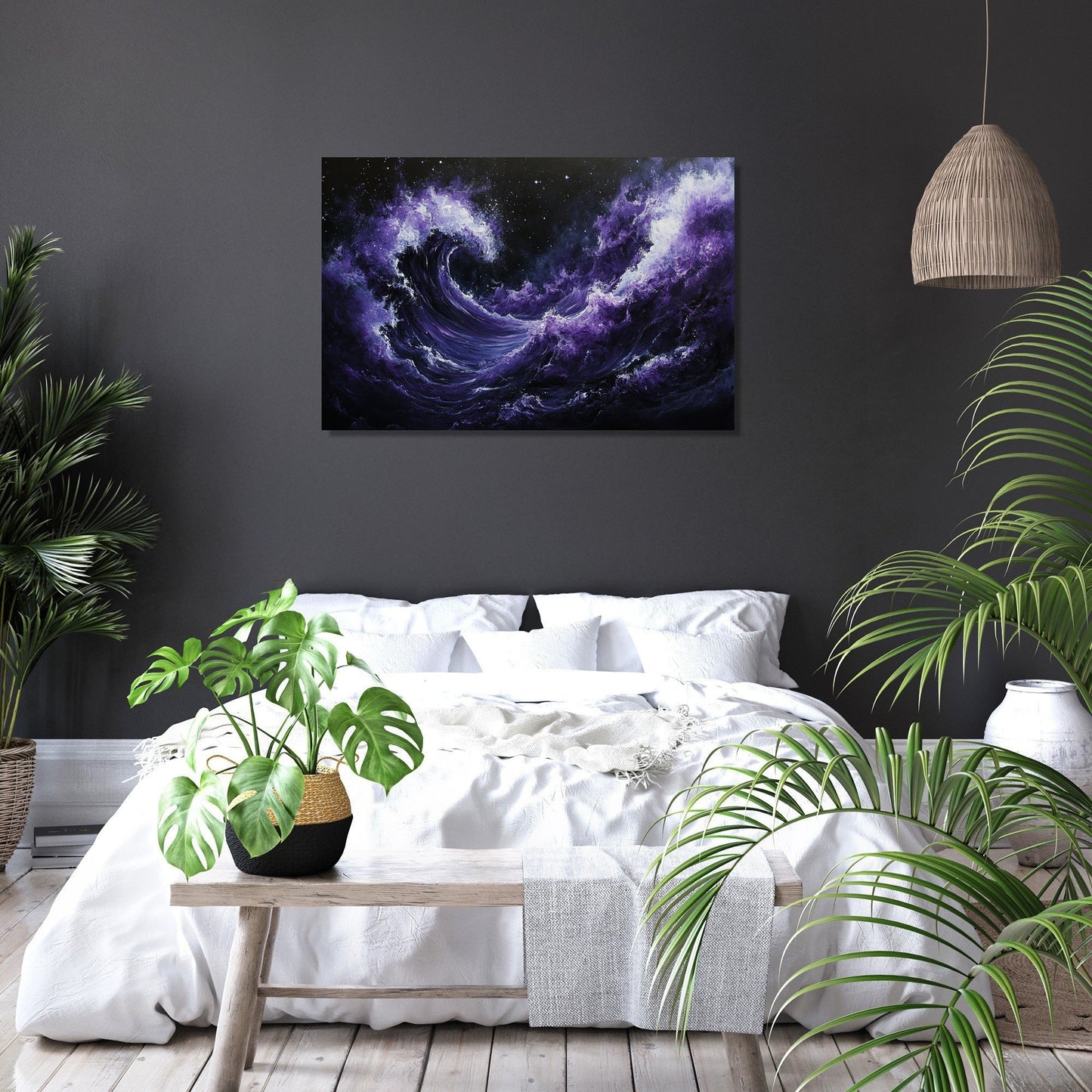 Cosmic Wave Canvas