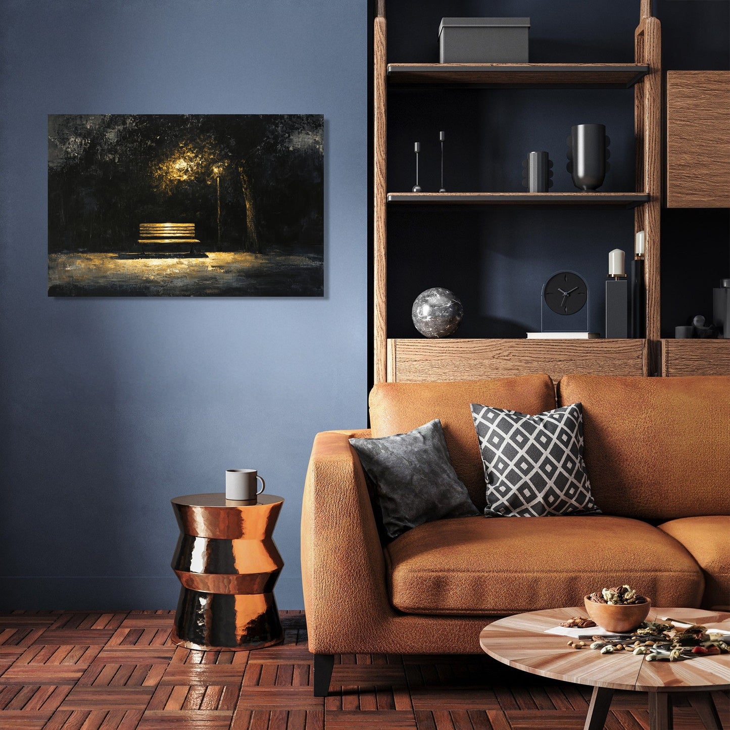 Bench of Echoes Canvas