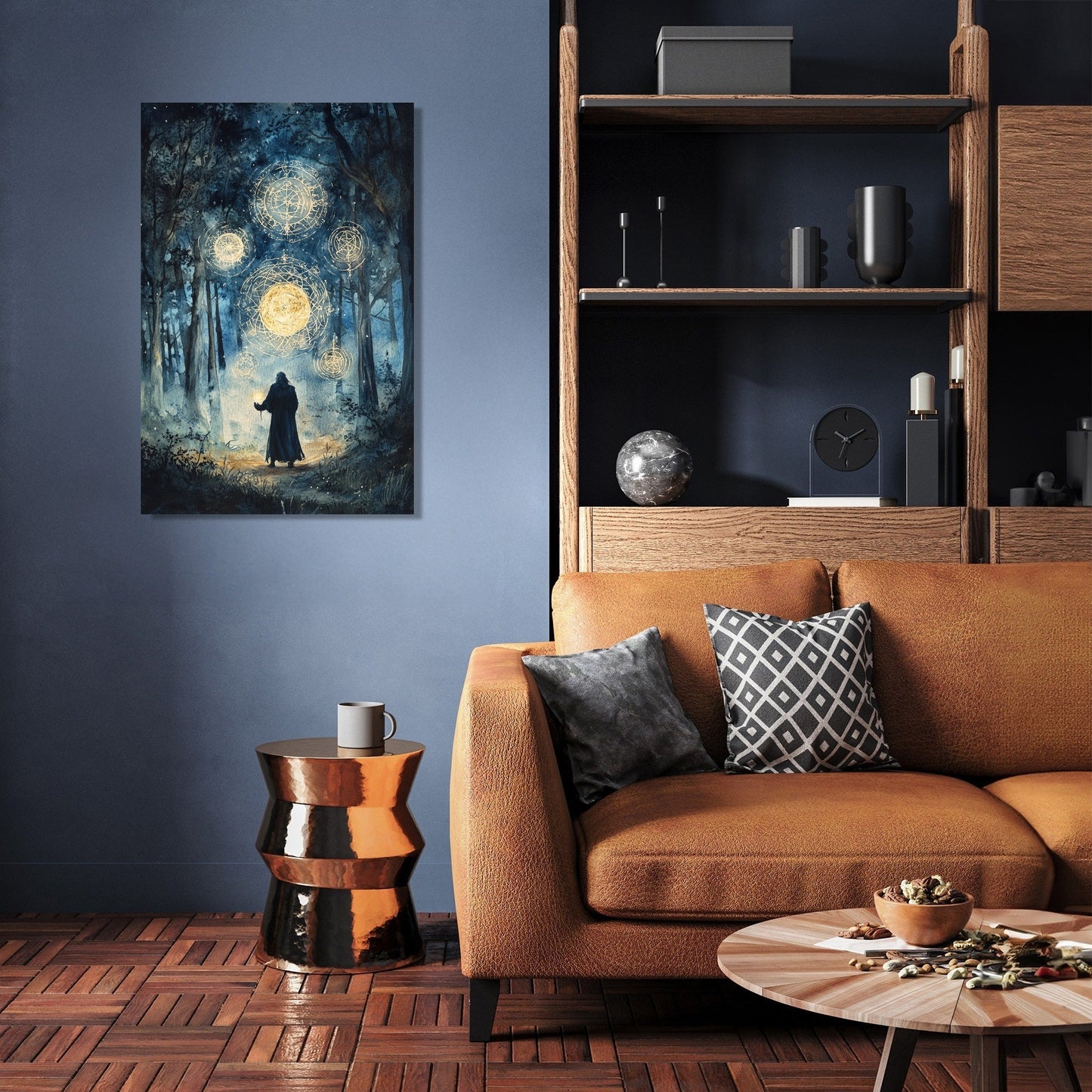Enchanted Sorcerer Ritual Canvas
