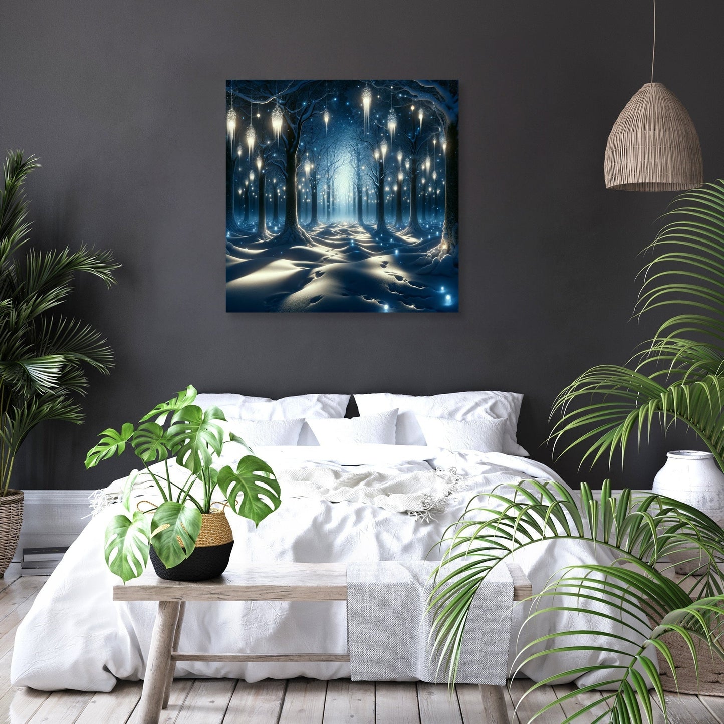 Luminous Winter Fantasy Canvas