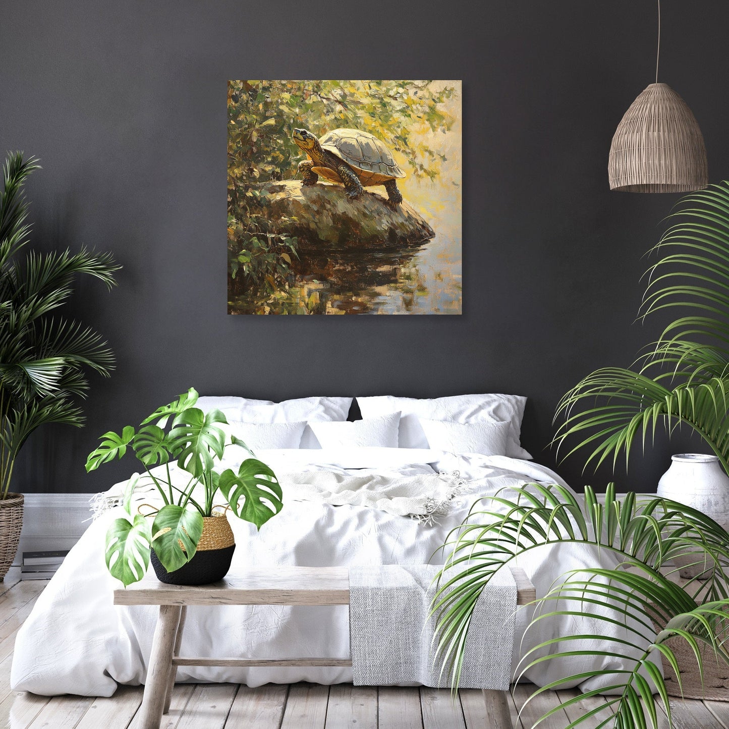 Turtle's Ascent Canvas