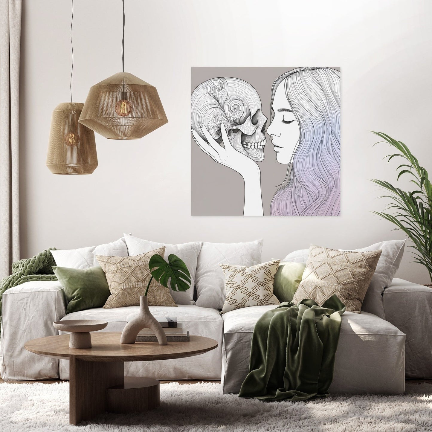 Serene Secrets Canvas