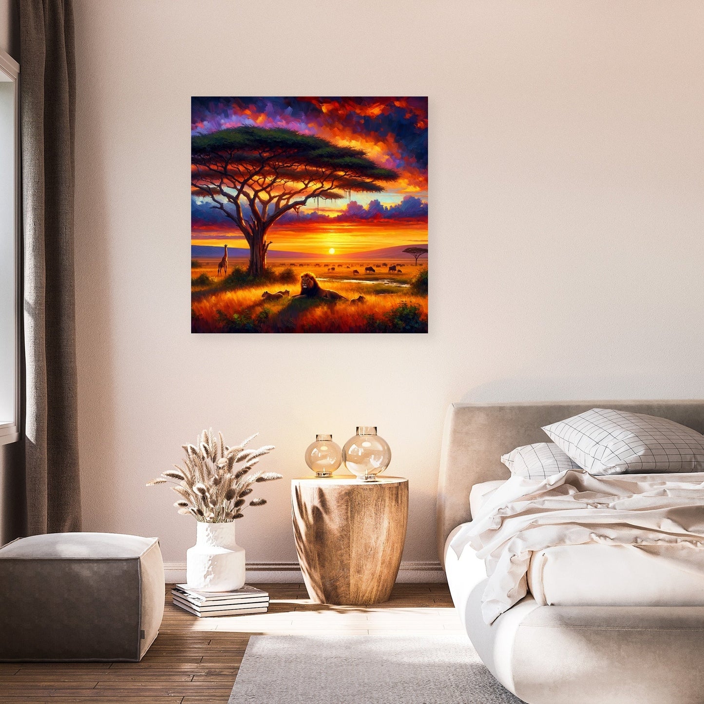 Serengeti Sundown Canvas