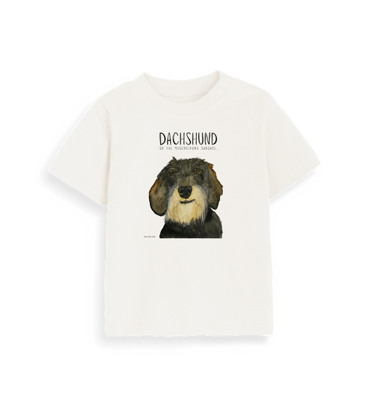 Wire HairedDachshund Baby Tee – Small But Mighty!