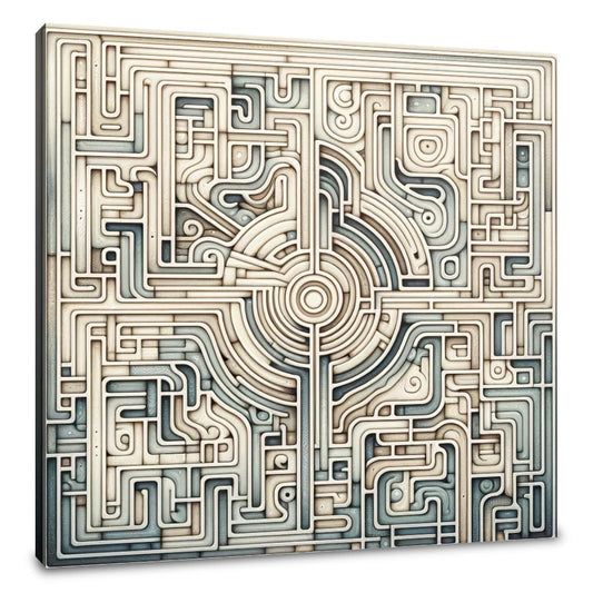Mind's Labyrinth Canvas