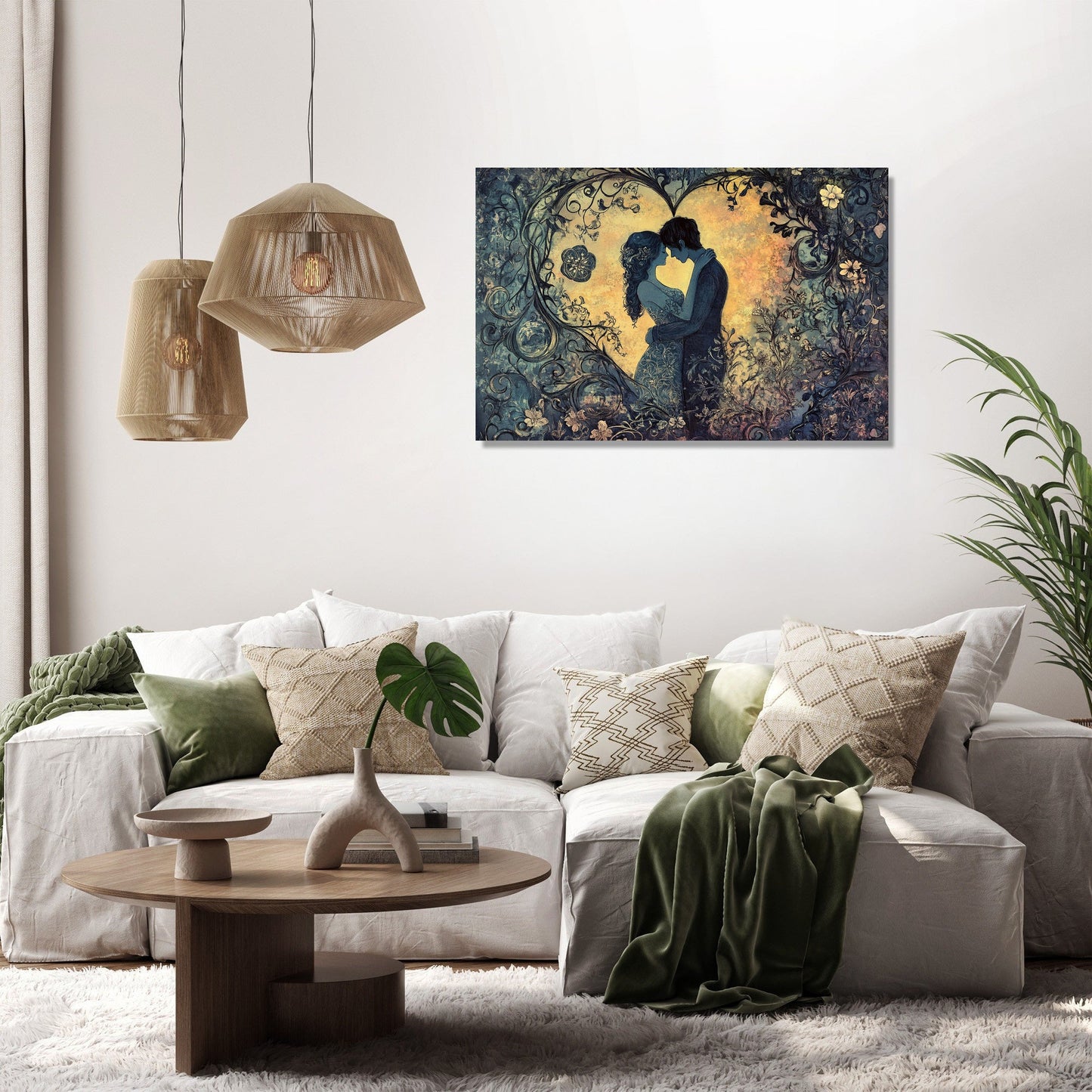 Lovers' Harmony Canvas