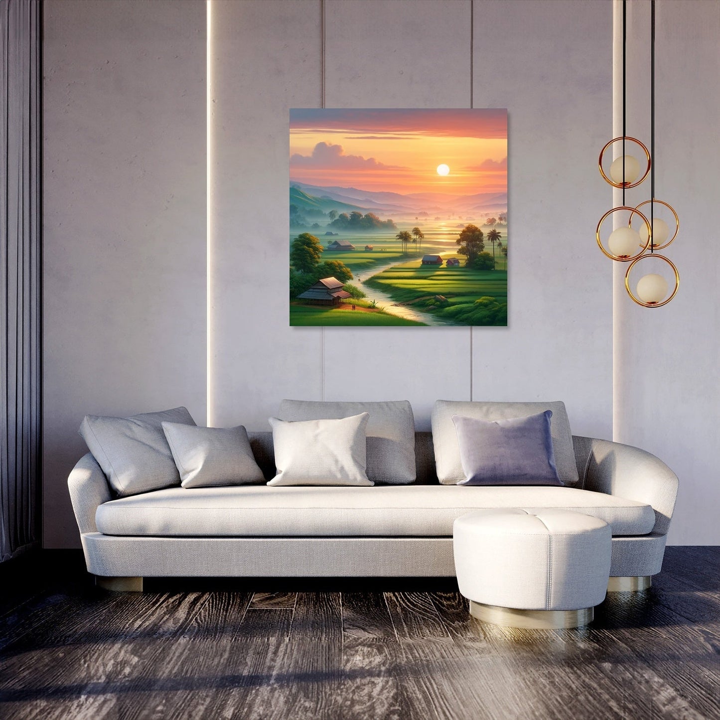 Dawn in Bangladesh Canvas