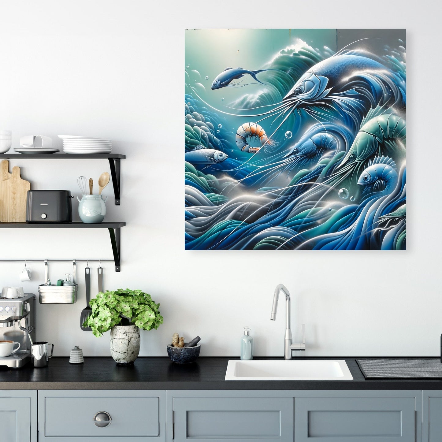 Whispering Waves Canvas