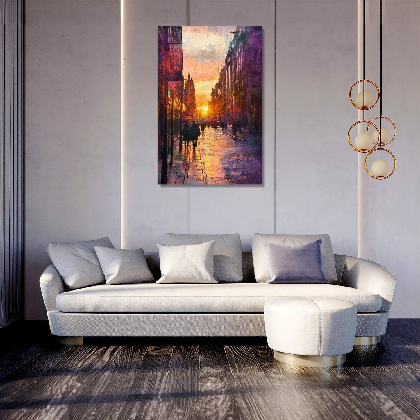 Hardman Street Sunset Canvas