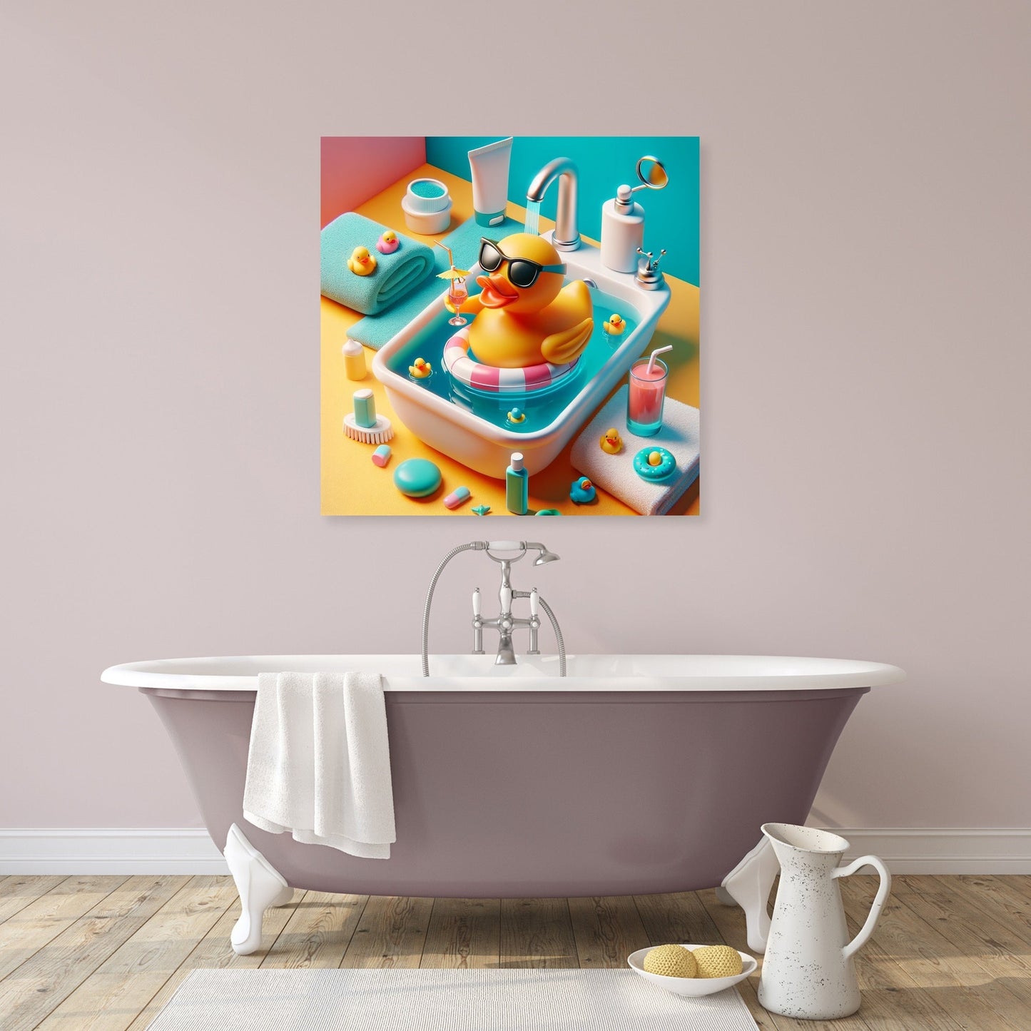 Duck's Day Off Canvas