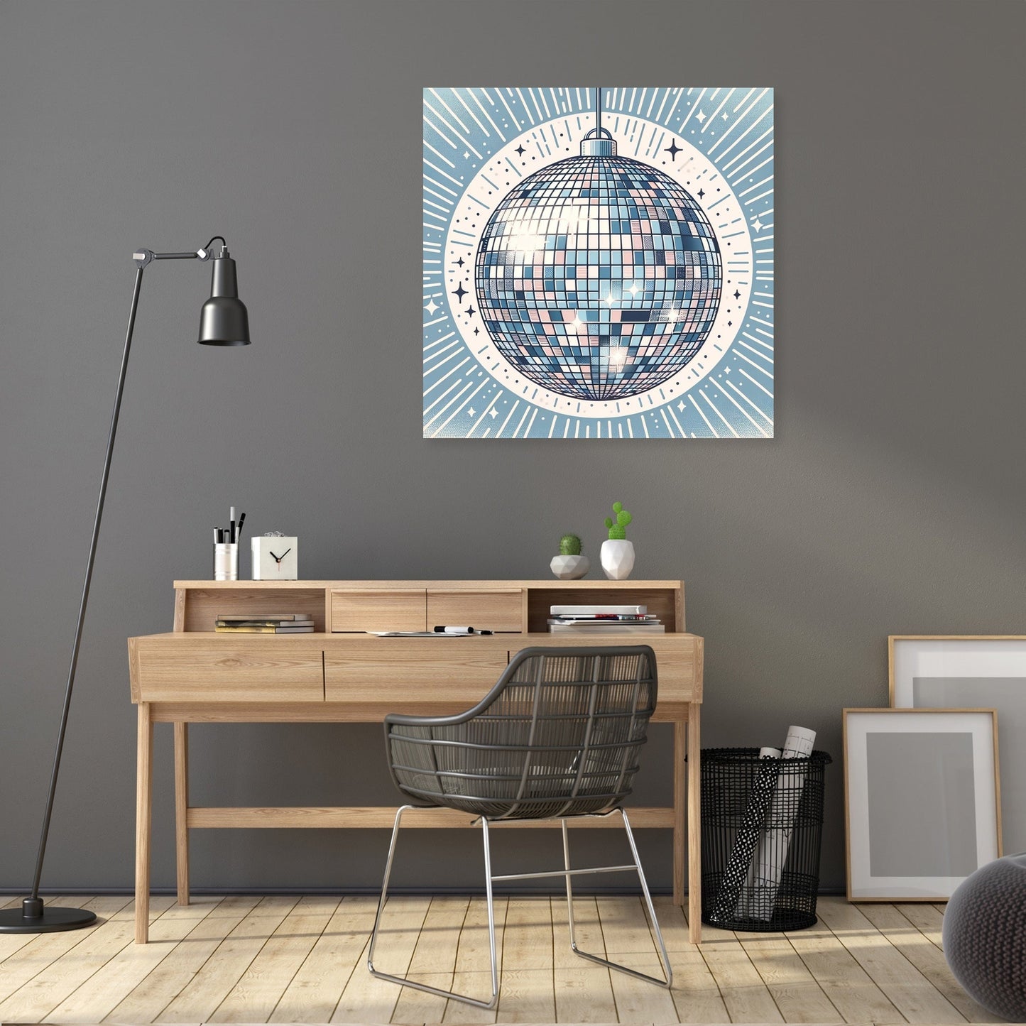 Nostalgic Disco Canvas