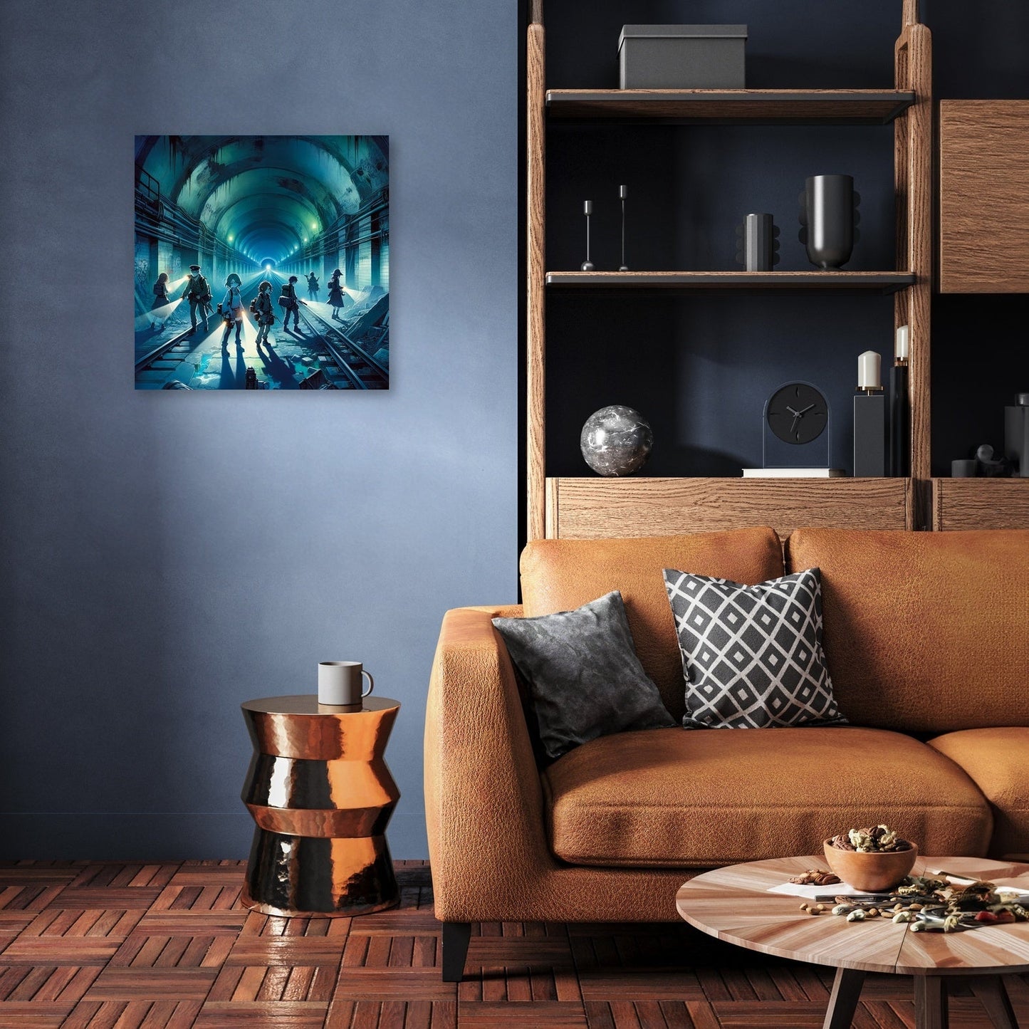 Subway Shadows Canvas