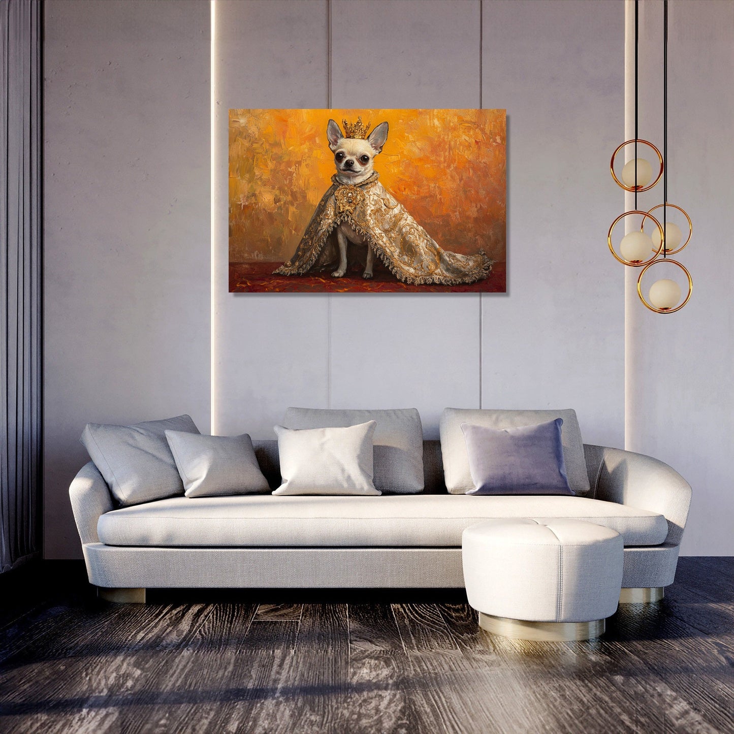 Chihuahua Royalty Canvas