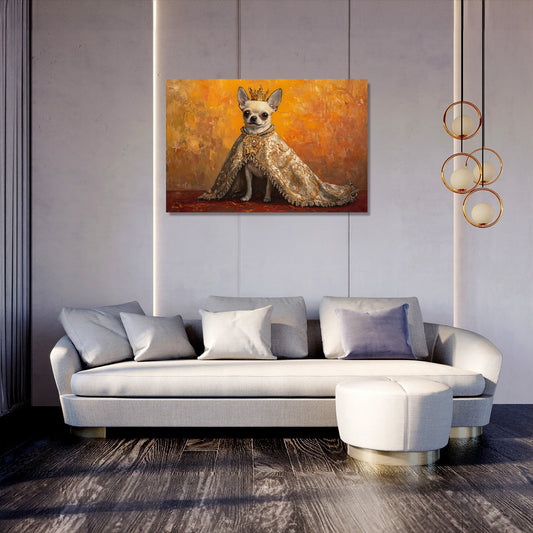 Chihuahua Royalty Canvas