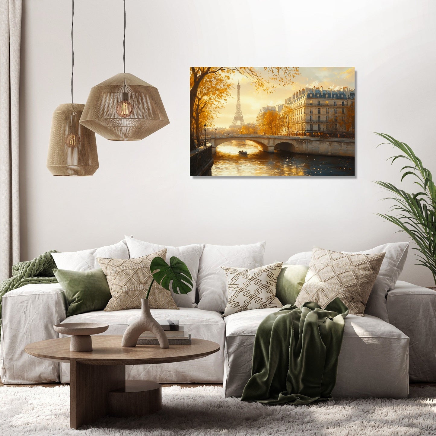 Parisian Harmony Canvas