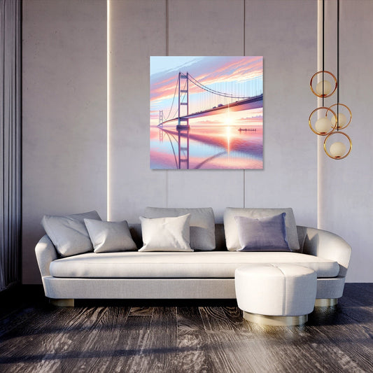 Sunrise at Humber Bridge Canvas