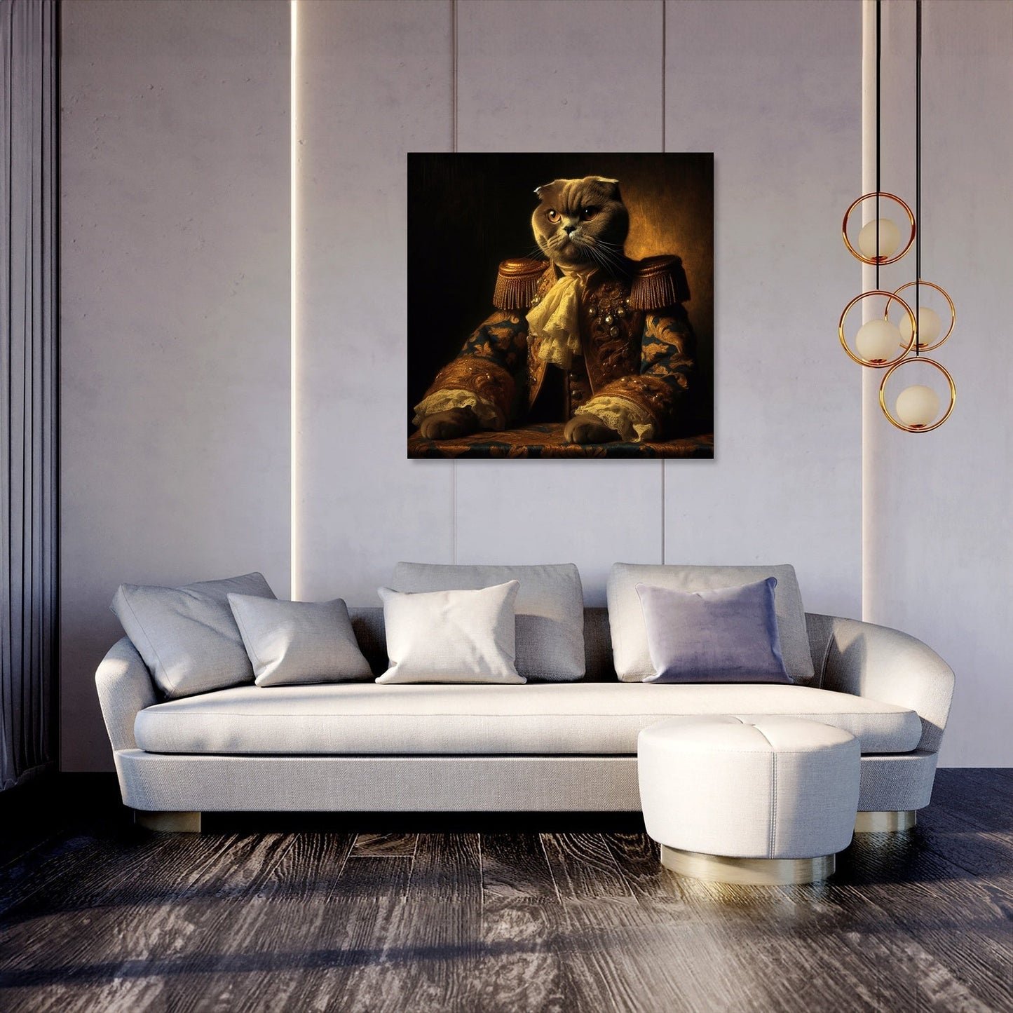 Regal Scottish Fold Majesty Canvas