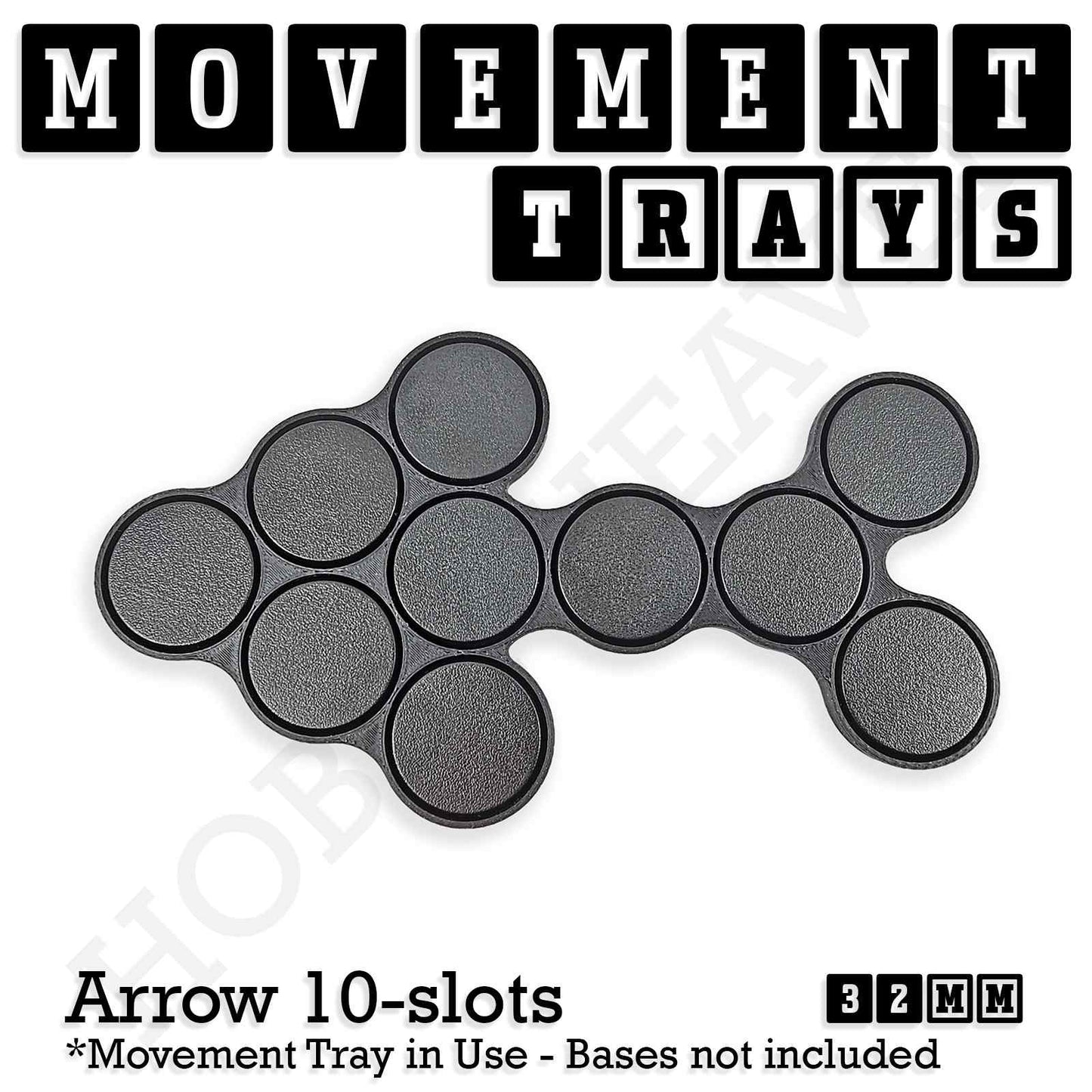 32mm Movement Trays for Tabletop Games | Compatible with Popular Miniatures | Full Range