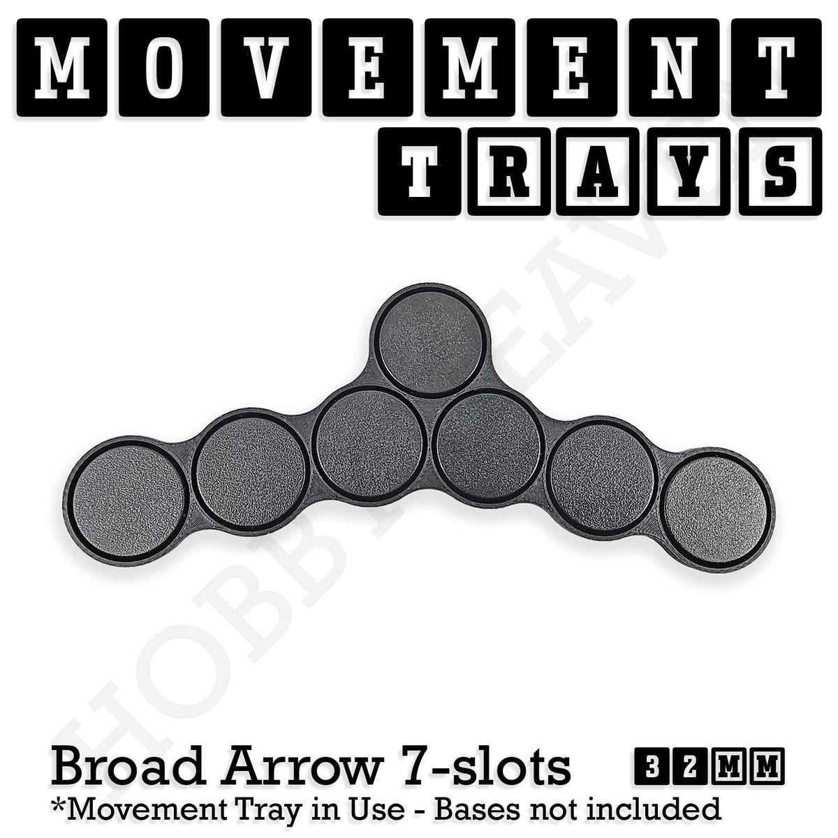 32mm Movement Trays for Tabletop Games | Compatible with Popular Miniatures | Full Range