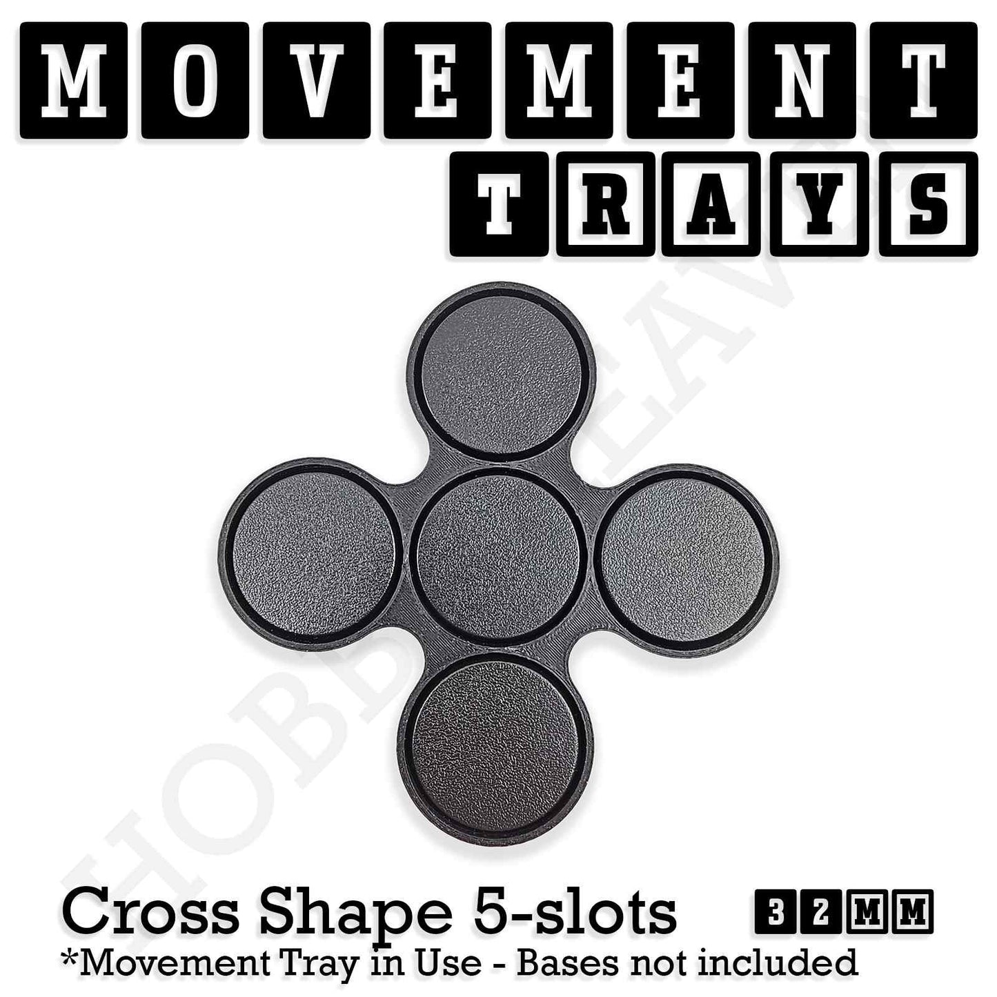 32mm Movement Trays for Tabletop Games | Compatible with Popular Miniatures | Full Range