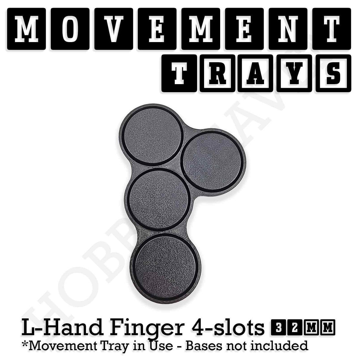 32mm Movement Trays for Tabletop Games | Compatible with Popular Miniatures | Full Range