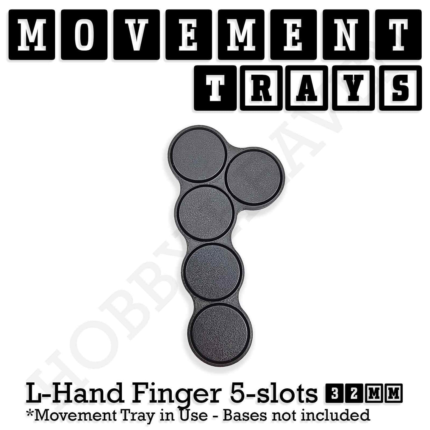 32mm Movement Trays for Tabletop Games | Compatible with Popular Miniatures | Full Range