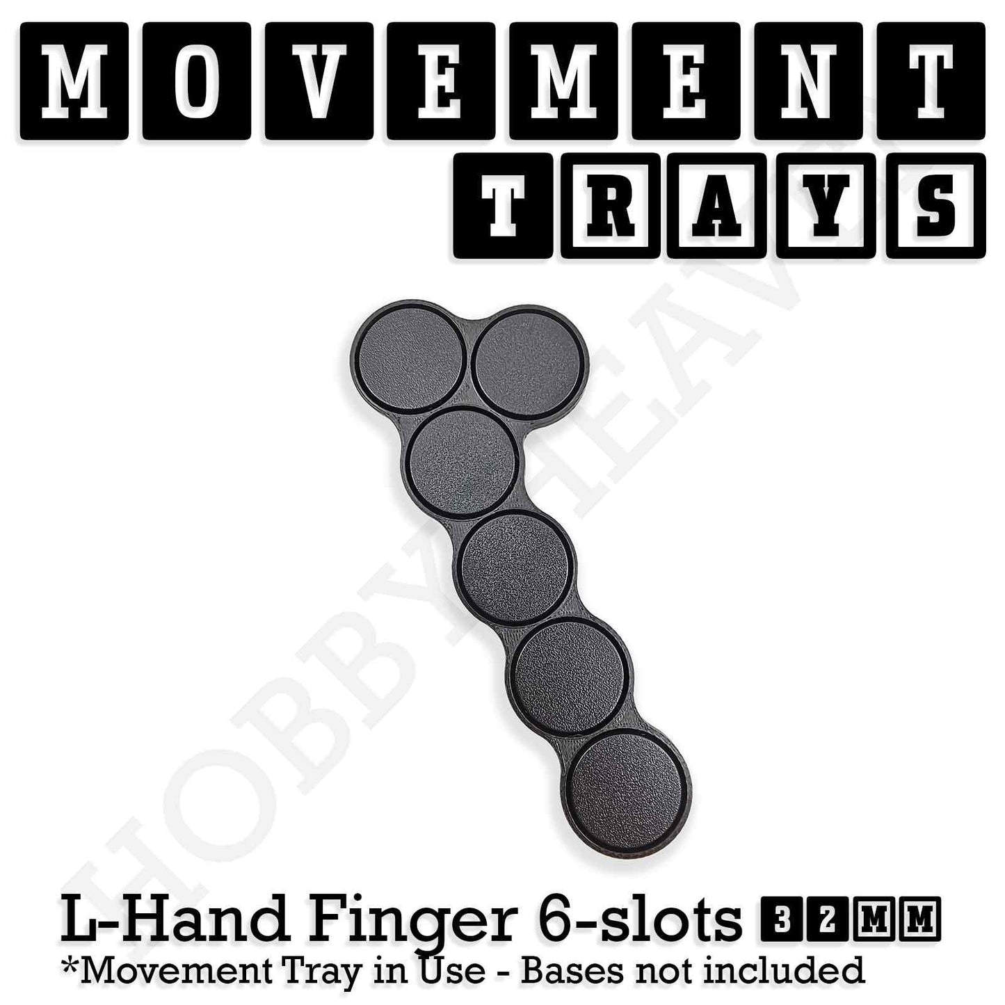 32mm Movement Trays for Tabletop Games | Compatible with Popular Miniatures | Full Range
