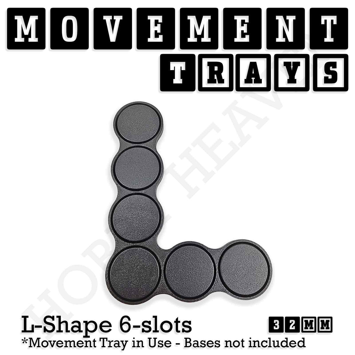 32mm Movement Trays for Tabletop Games | Compatible with Popular Miniatures | Full Range