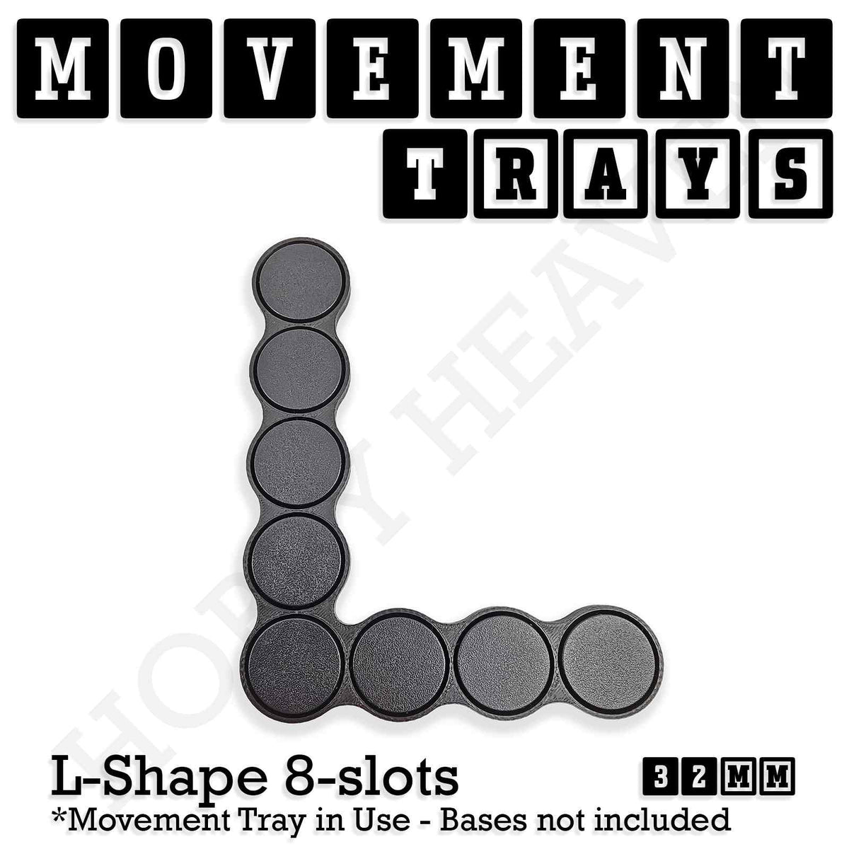 32mm Movement Trays for Tabletop Games | Compatible with Popular Miniatures | Full Range
