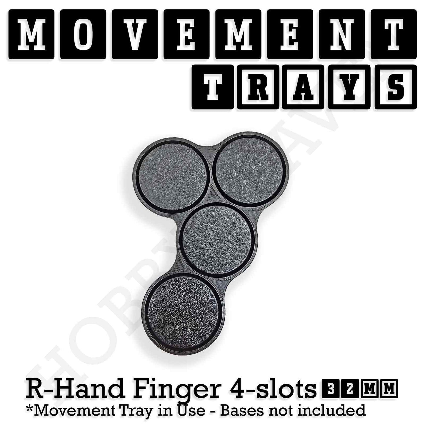 32mm Movement Trays for Tabletop Games | Compatible with Popular Miniatures | Full Range