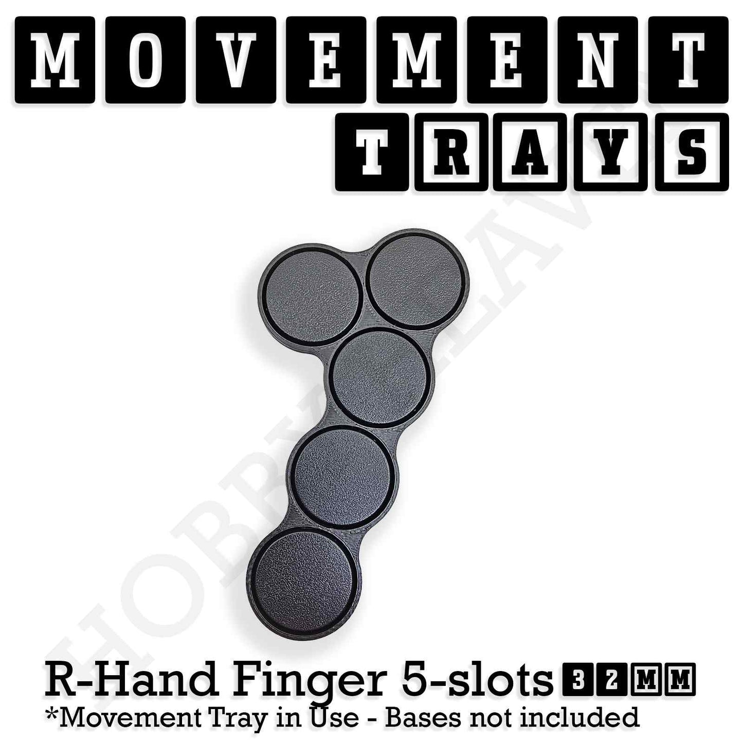 32mm Movement Trays for Tabletop Games | Compatible with Popular Miniatures | Full Range