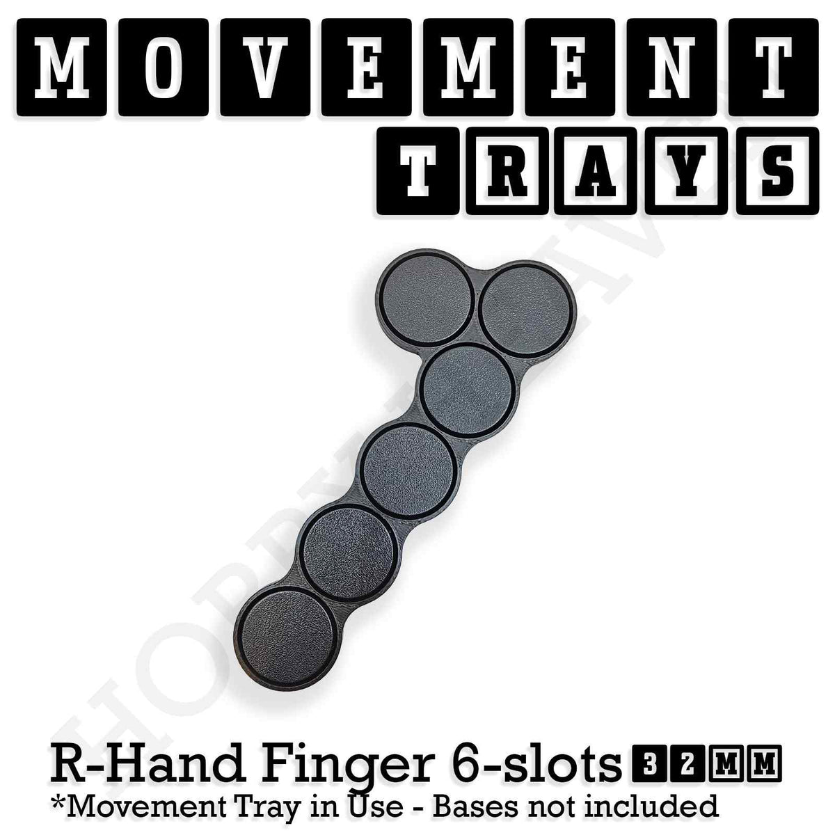32mm Movement Trays for Tabletop Games | Compatible with Popular Miniatures | Full Range