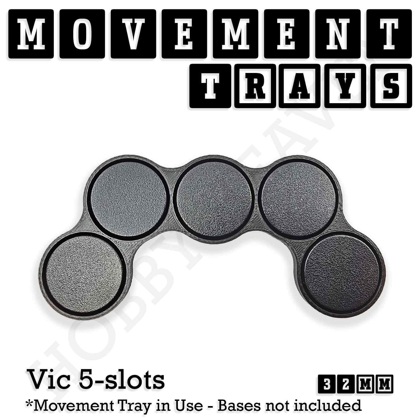 32mm Movement Trays for Tabletop Games | Compatible with Popular Miniatures | Full Range