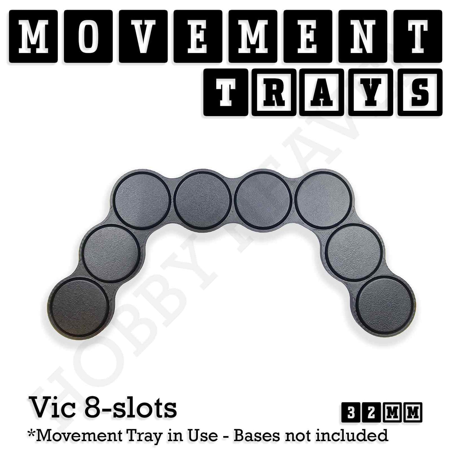 32mm Movement Trays for Tabletop Games | Compatible with Popular Miniatures | Full Range
