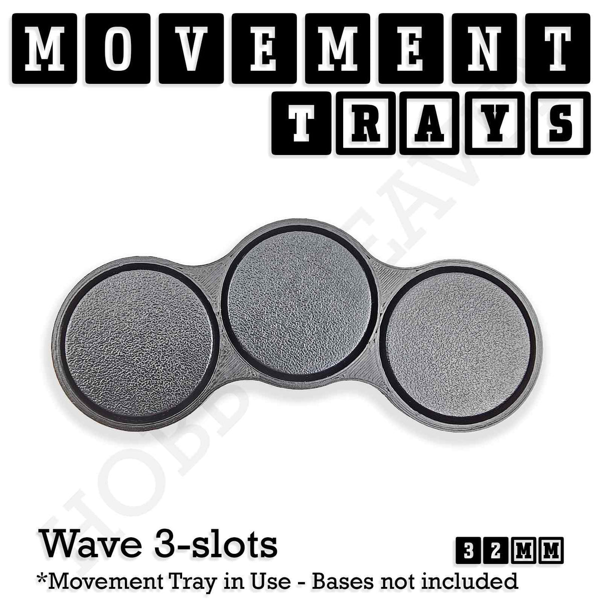 32mm Movement Trays for Tabletop Games | Compatible with Popular Miniatures | Full Range